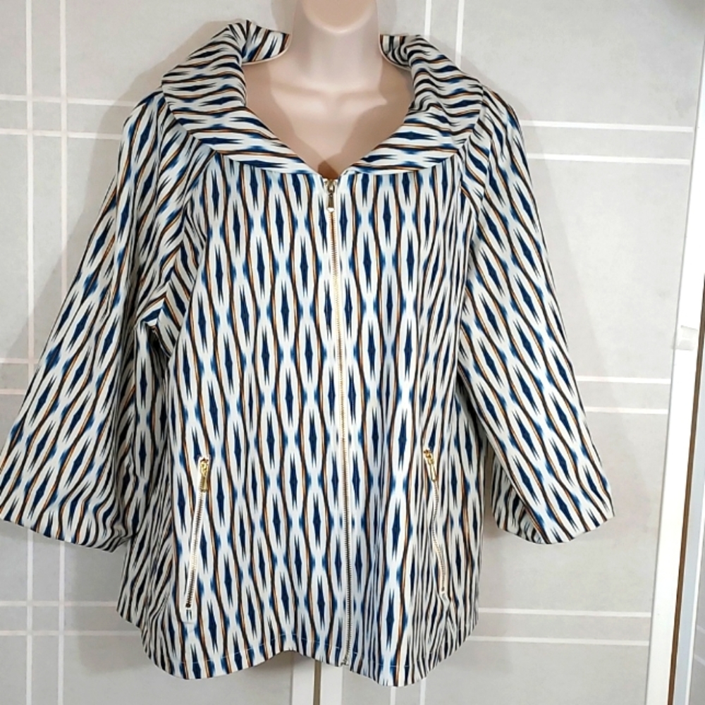 Chico's Lightweight Lined Jacket L - image 1